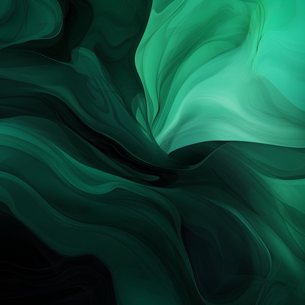 Abstract Viridian Green and Black Background for Social Media