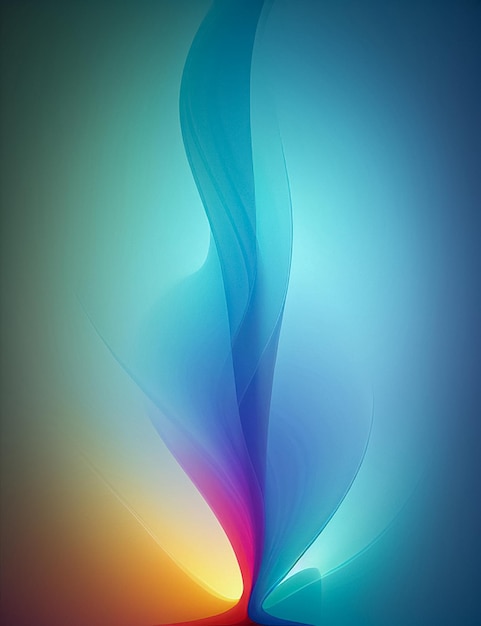 Abstract wallpaper background Colorful 3D Object