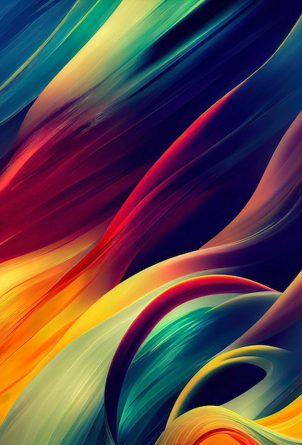 Abstract wallpaper liquid lines vibrant colors smooth colorful abstract background