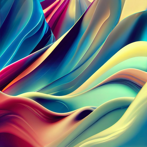 Abstract wallpaper liquid lines vibrant colors smooth colorful abstract background