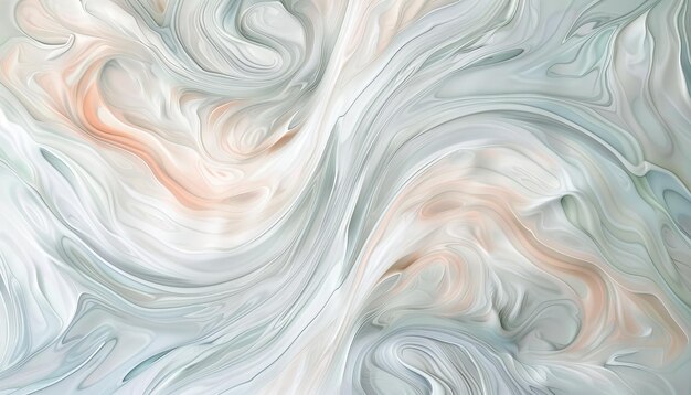 Photo abstract wallpaper with soft pastel hues fluid organic forms reminiscent of watercolor paintings