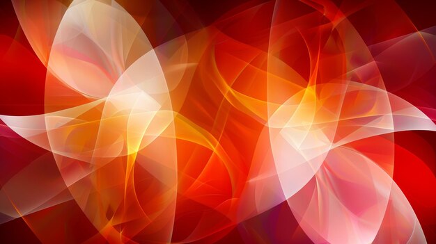 Abstract warmtoned fractal patterns in vivid hues