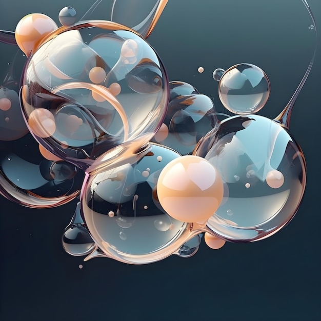 Abstract Water drop Background bubble background