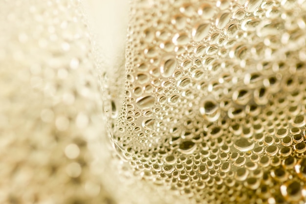 Abstract water drops on a white background in sepia