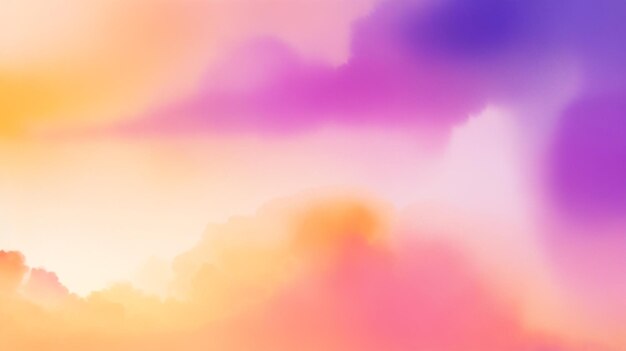 Abstract Watercolor Background Captivating Sunset Sky