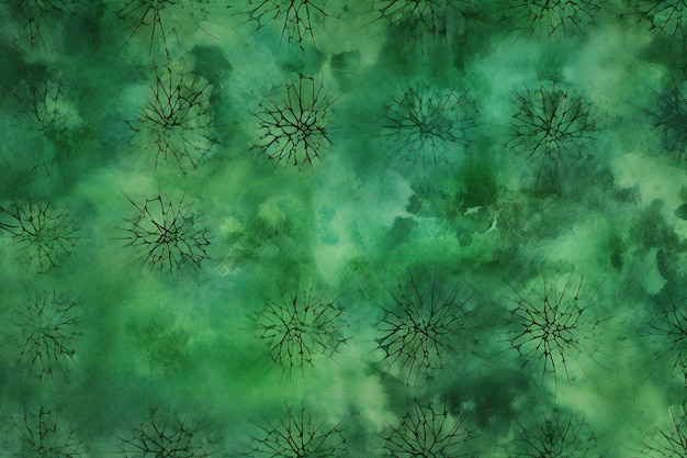 Abstract watercolor background Green watercolor texture Handdrawn illustration