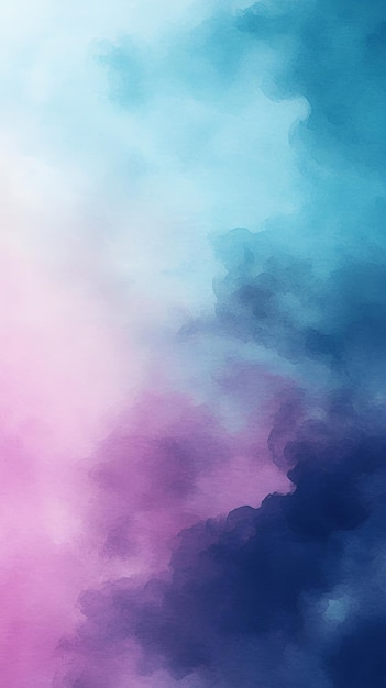 Photo abstract watercolor background with blue and purple hues