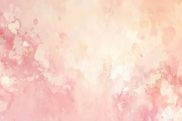 Abstract Watercolor Background with Soft Pink and Yellow Hues