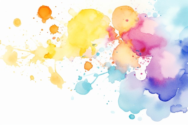 Photo abstract watercolor blotches watercolour backgrou watercolour background colorful texture