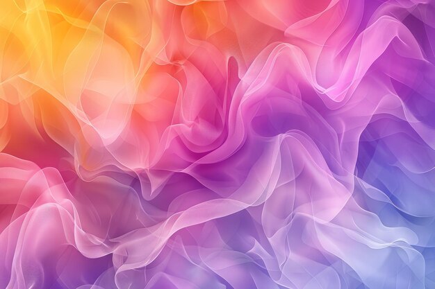 Abstract Watercolor Blurred Shapes on Gradient Backgroun