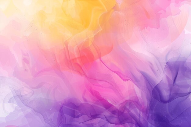 Abstract Watercolor Blurred Shapes on Gradient Backgroun