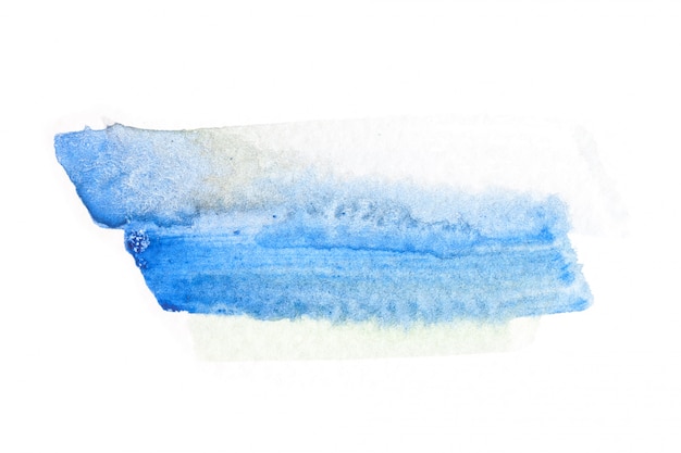 Abstract watercolor brush stroke background.