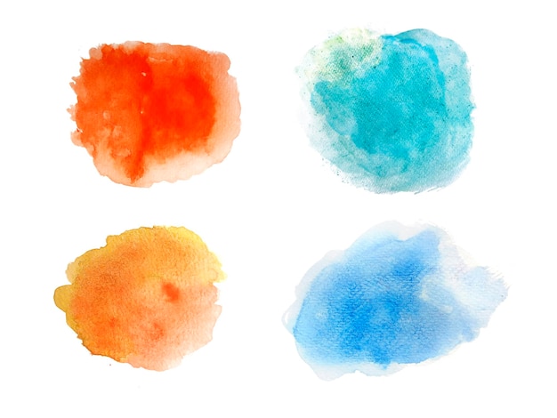 Abstract watercolor hand paint texture isolated on white background