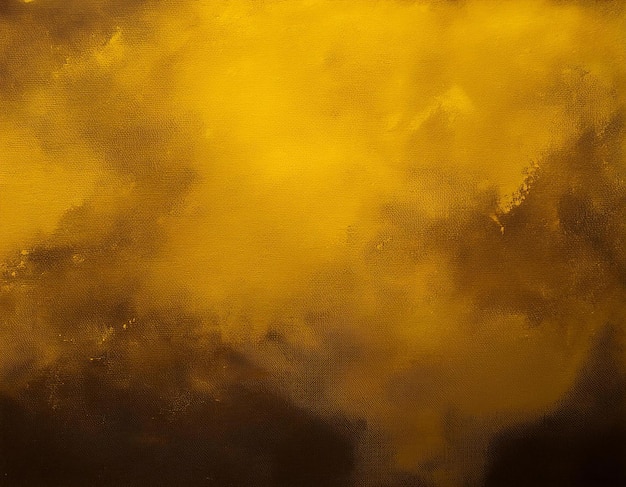 Abstract watercolor paint background dark yellow color grunge texture for background