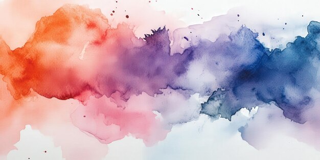 Abstract Watercolor Painting