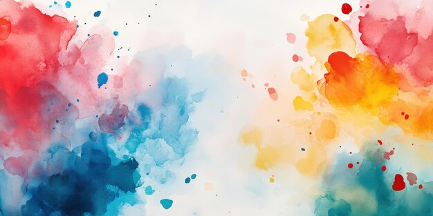 Abstract Watercolor Painting