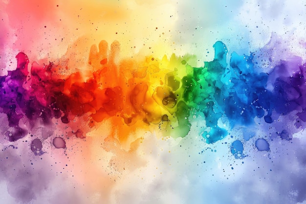 abstract watercolor rainbow background wallpaper design images