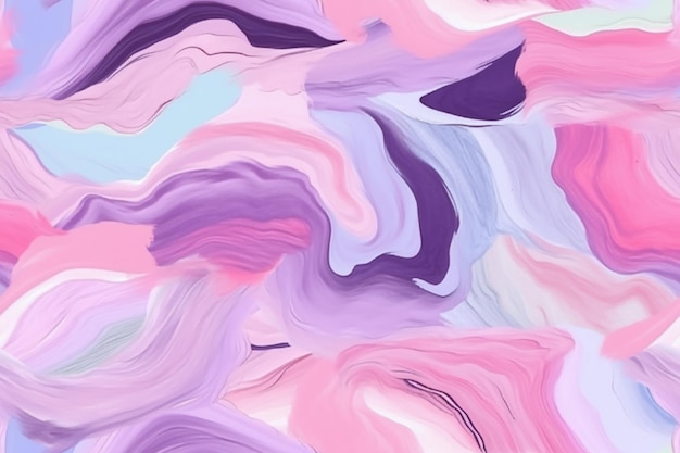 Abstract Watercolor Seamless Pattern Ai generative