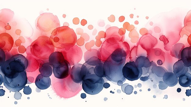 An abstract watercolor seamless pattern based on geometric modern shapes