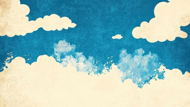 Photo abstract watercolor sky clouds background texture