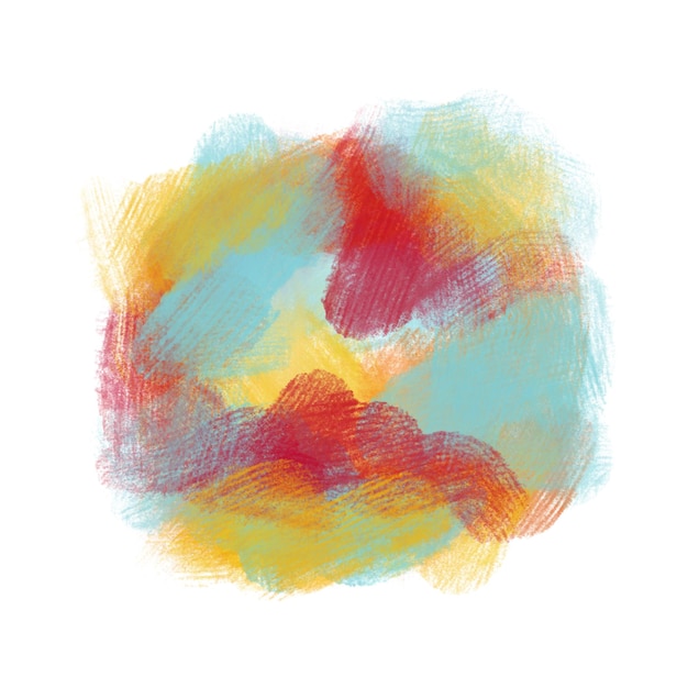 Abstract watercolor stain graphic element