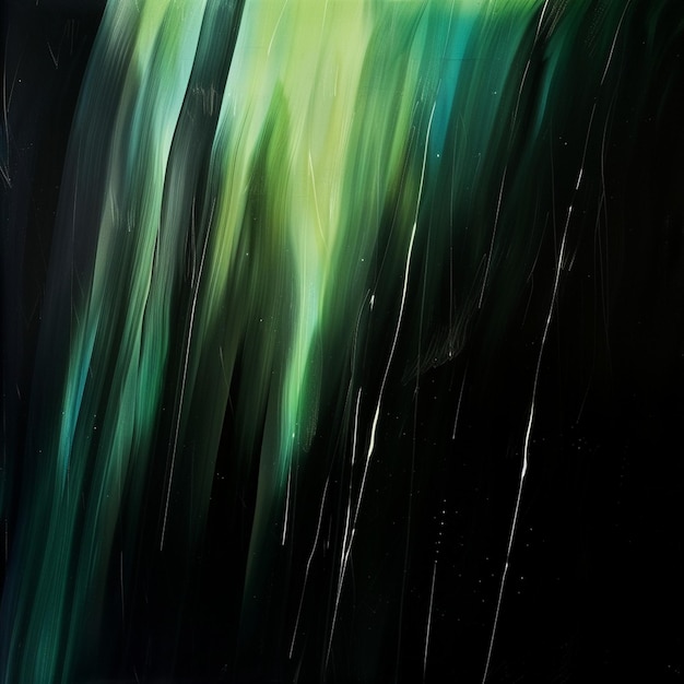 Abstract Waterfall Painting Rainy Background