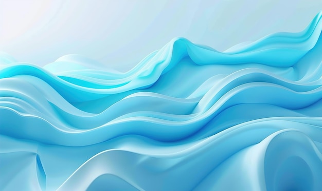 abstract wave background with smooth gradients bright colors dynamic elegant modern ai generated