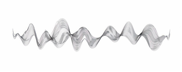 Abstract Wave Design Graphic Illustration