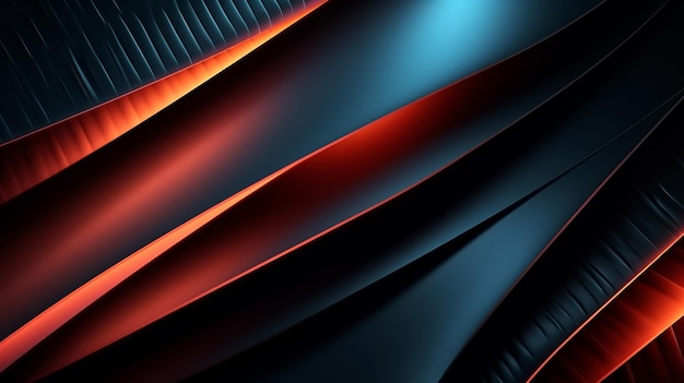 Abstract wave light wallpaper illustration design background Created with generative Ai technology