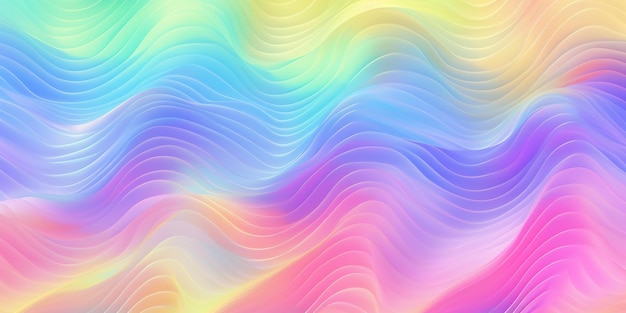 Abstract wave neon light wallpaper illustration design background