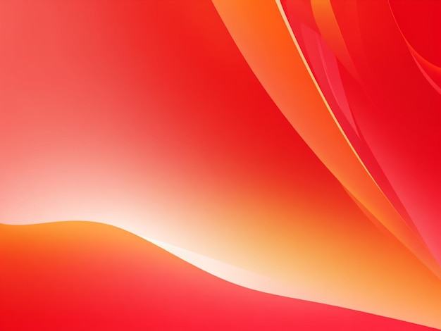 Abstract wave pattern in red and orange hues