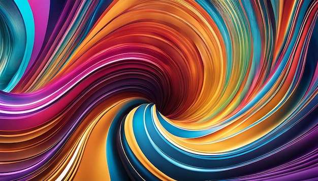 Abstract wave swirl colorful background