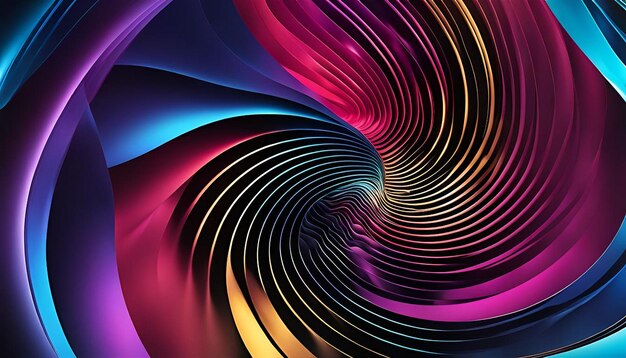 Abstract wave swirl colorful background