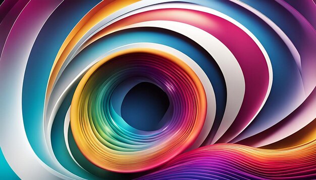 Abstract wave swirl colorful background