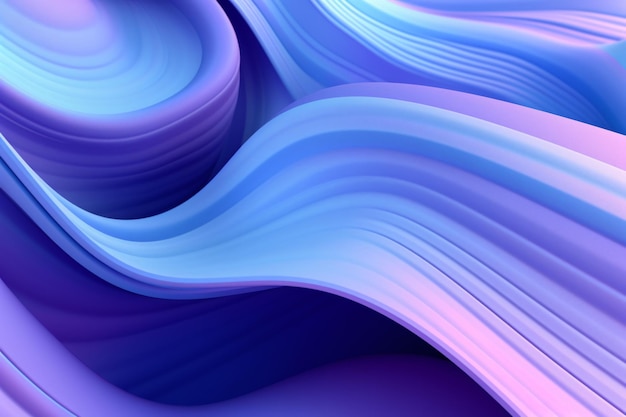 Abstract Wavy Art Background Ai generative