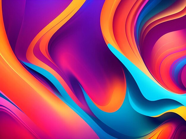 Abstract wavy background design generative ai