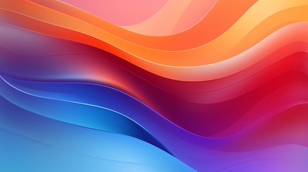 Abstract wavy background with modern gradient colors