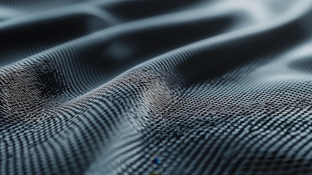 Photo abstract wavy carbon fiber texture background