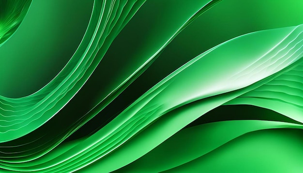 Abstract wavy green background 4k free download