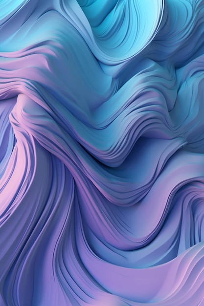 Abstract Wavy Motion Background Ai generative