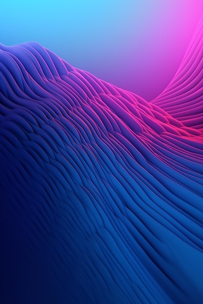 Abstract Wavy Motion Background Ai generative