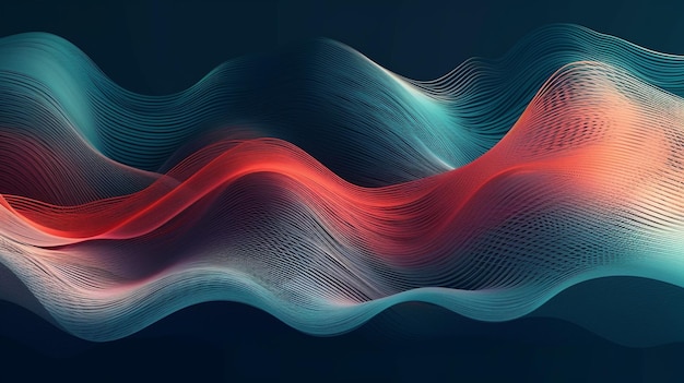 Abstract wavy surfacegenerative ai