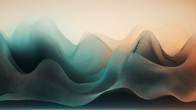 Abstract wavy surfacegenerative ai