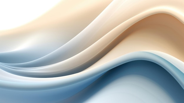 Abstract wavy wave background with smooth silky shapecolor Picturesque