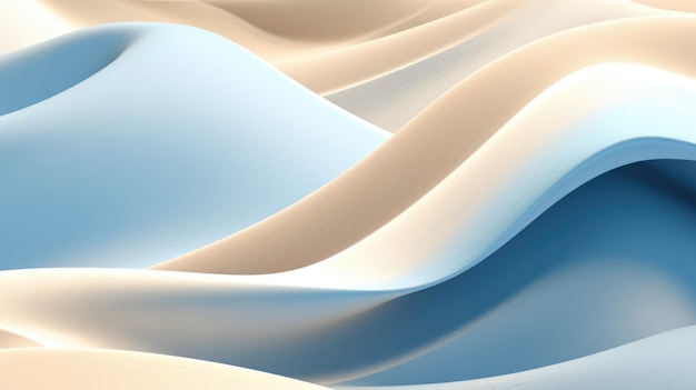 Abstract wavy wave background with smooth silky shapecolor Picturesque