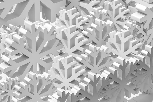 Abstract white 3d background