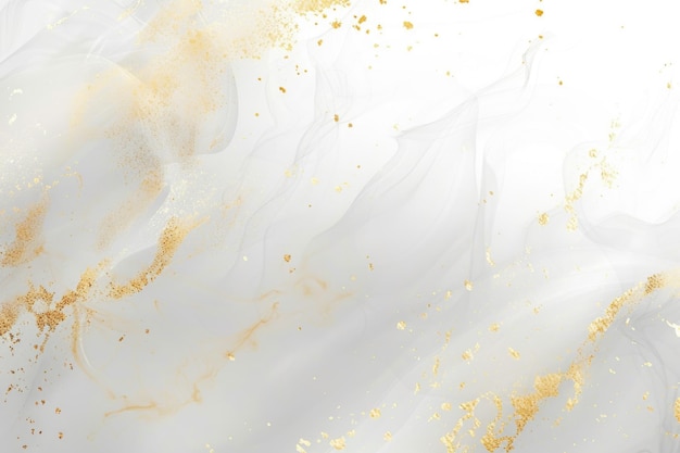 Photo abstract white background with gold wavy curve