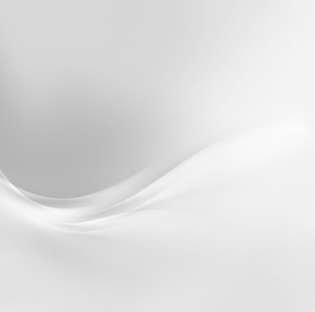 Abstract white background with smooth lines