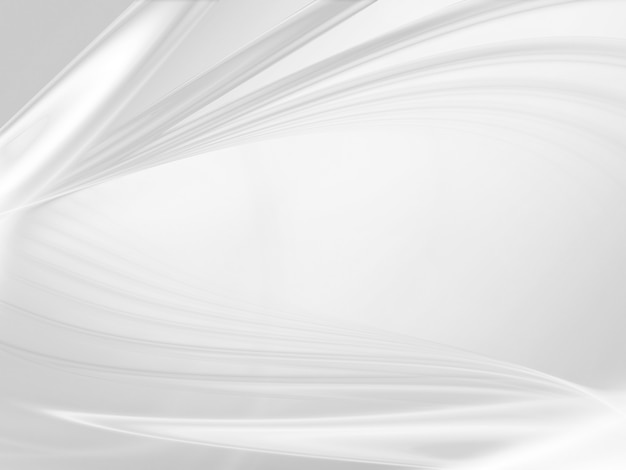 Abstract white background with smooth lines