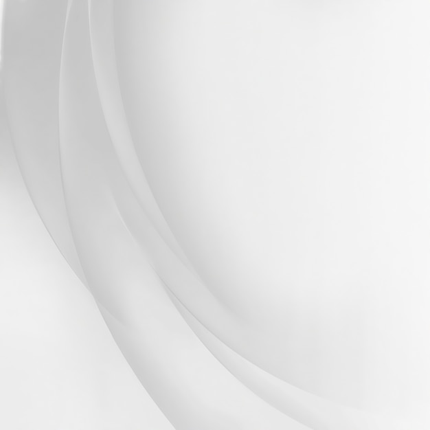 Abstract white background with smooth lines